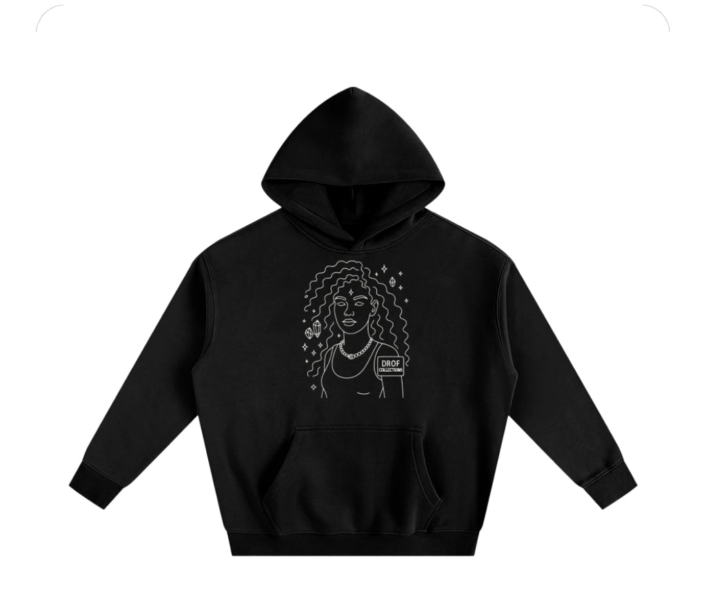 Oversize Drof Collections Fleeced Hoodie
