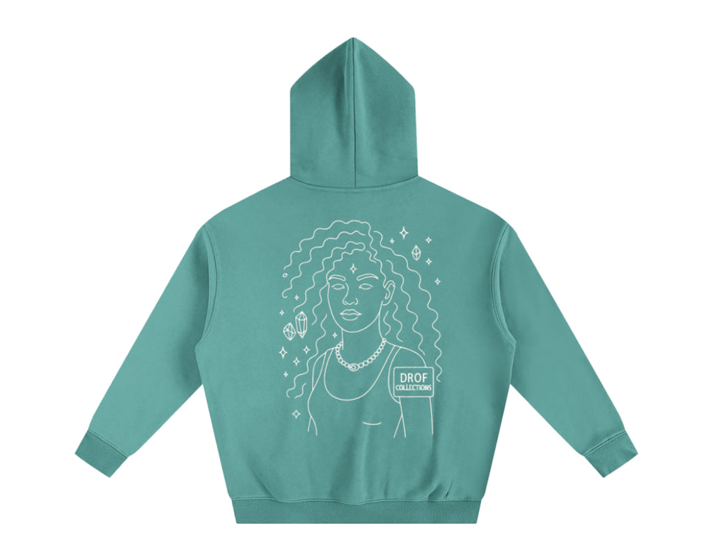 Oversize Drof Collections Fleeced Hoodie