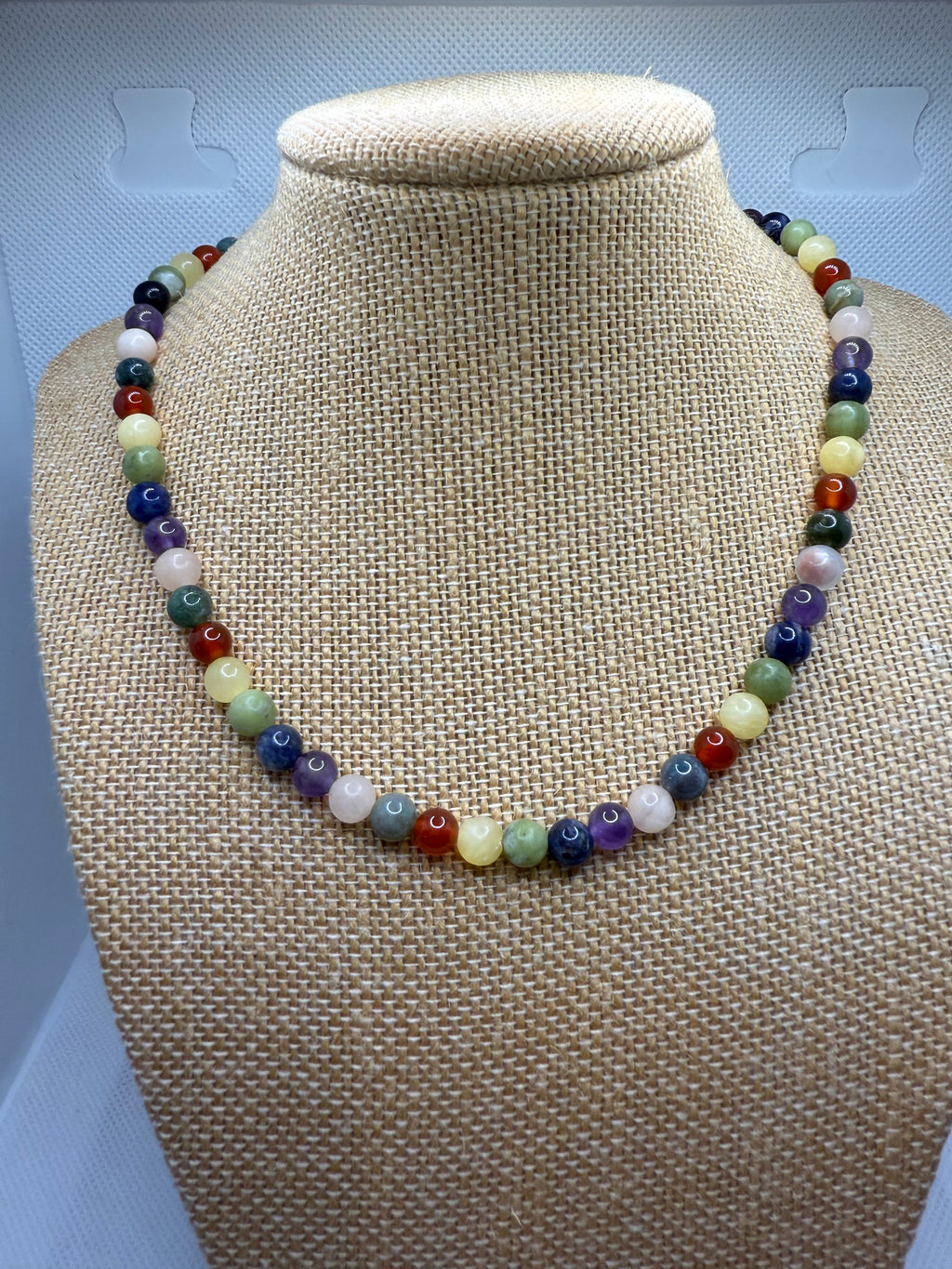 Chakra Agate necklace - 42cm