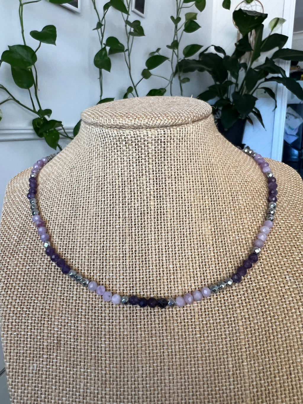 Amethyst & Hematite Necklace