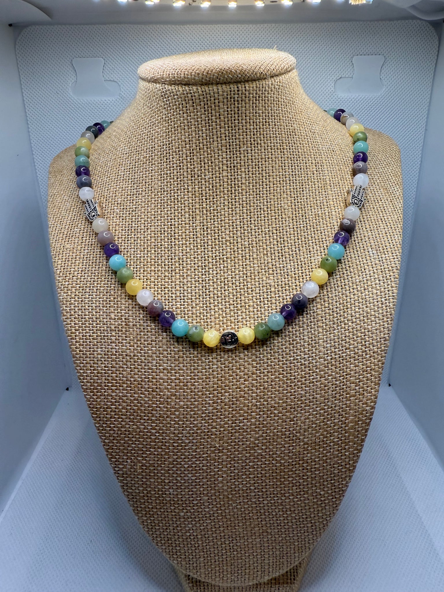 Pastel Agate necklace - 46cm