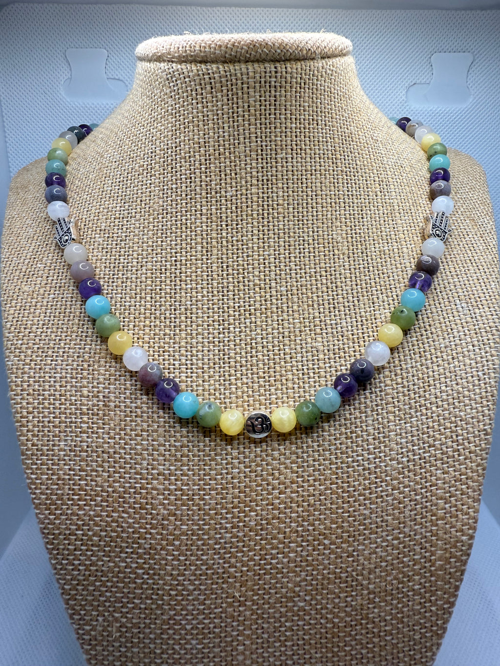 Pastel Agate necklace - 46cm