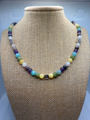 Pastel Agate necklace - 46cm