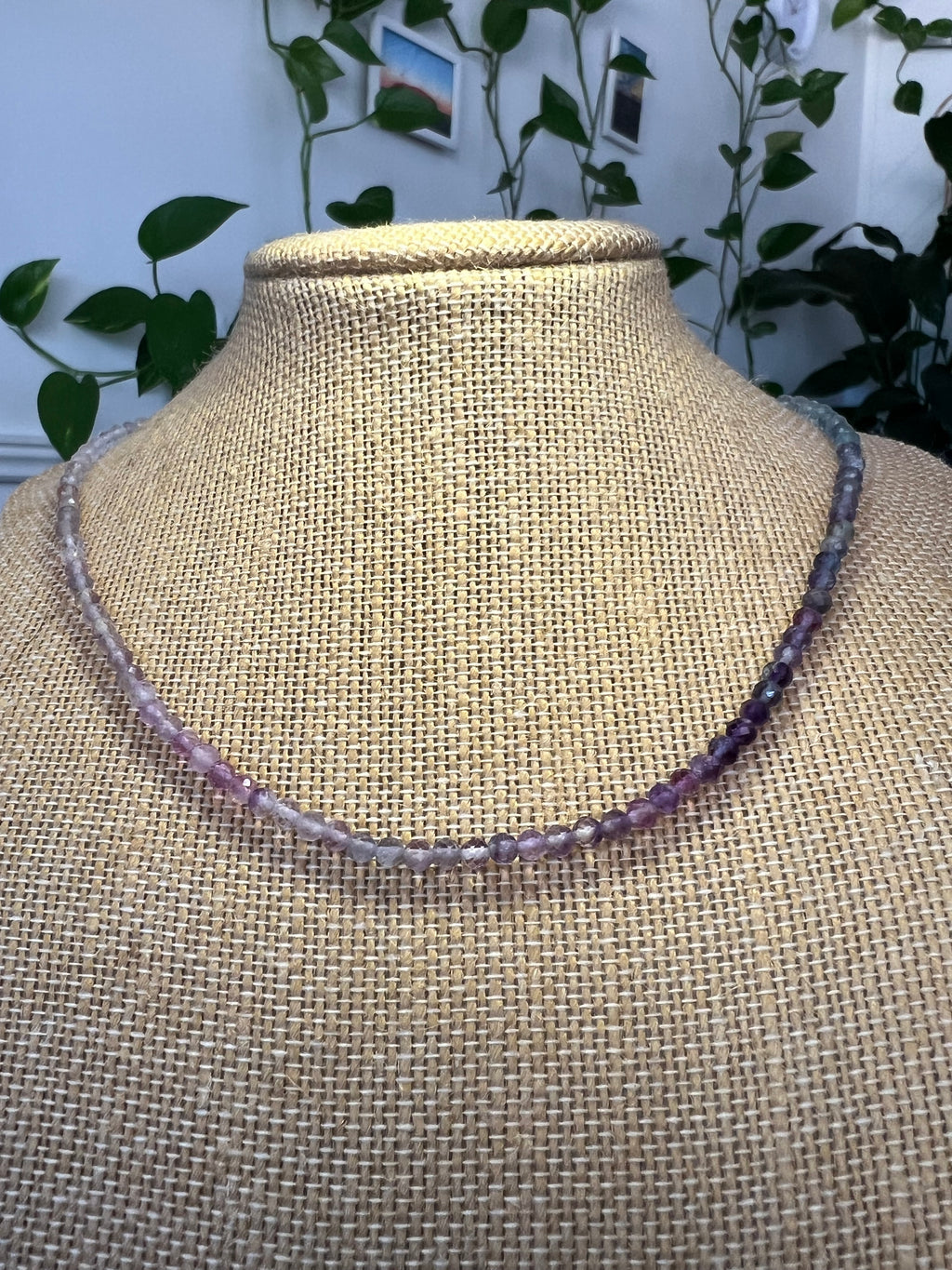 Fluorite Beaded Necklace – Clarity & Balance