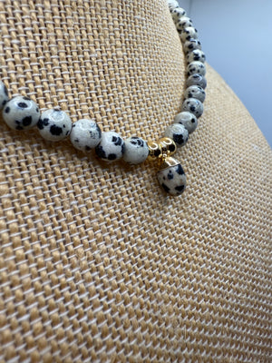 Dalmatian Jasper Choker