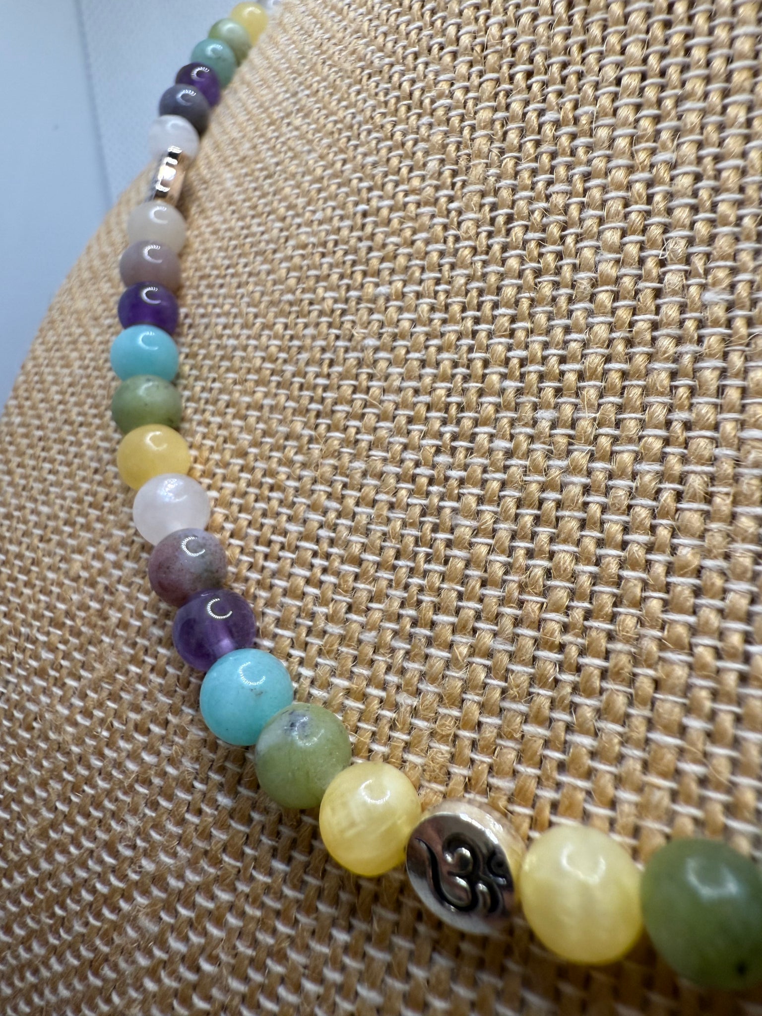 Pastel Agate necklace - 46cm