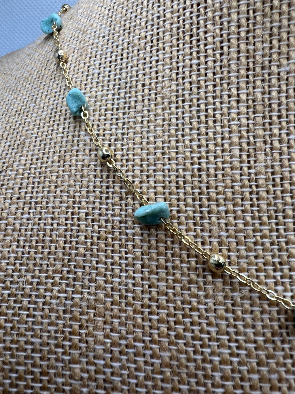 Dainty Amazonite Necklace – 43cm