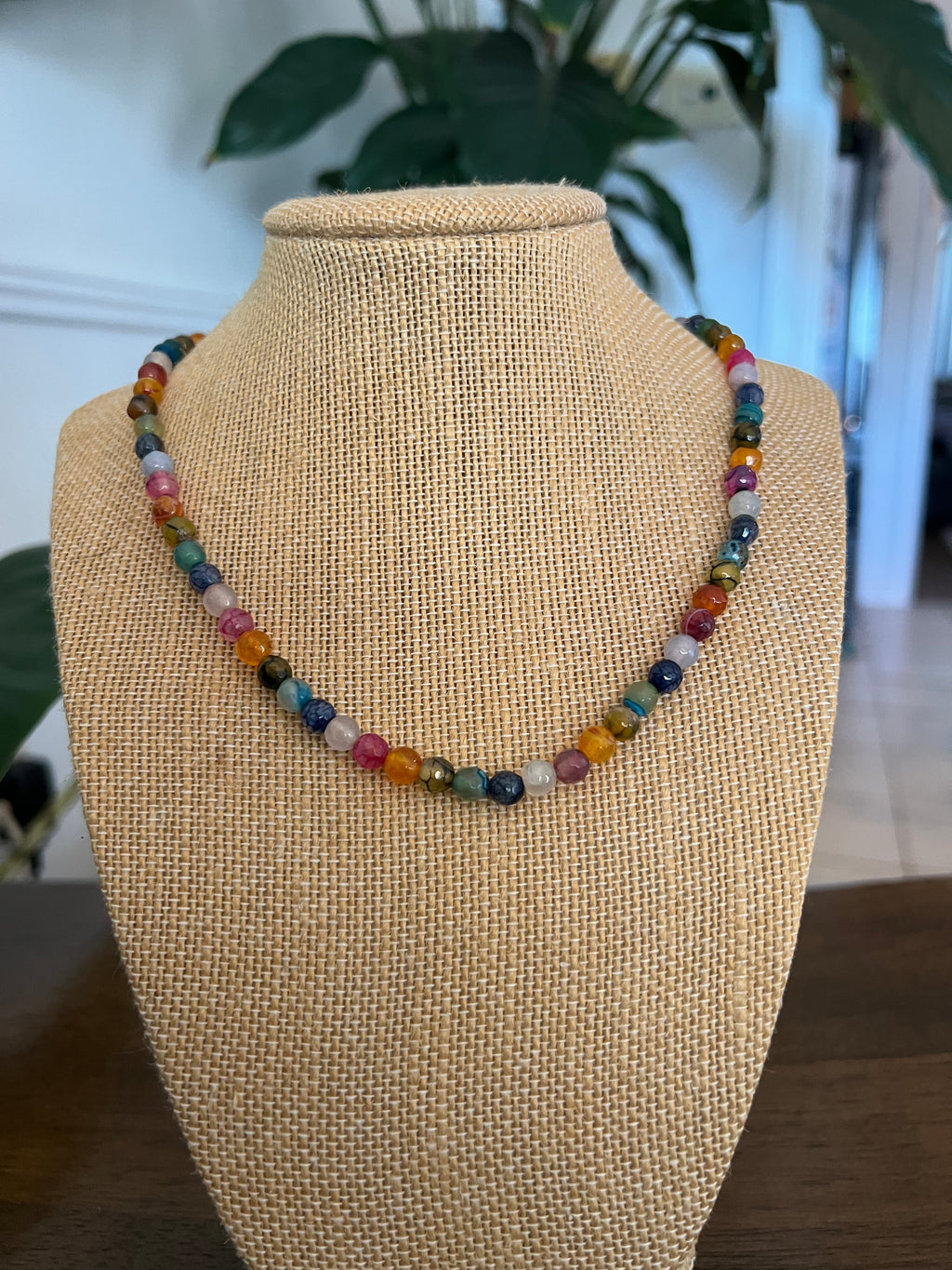 Rainbow Agate necklace