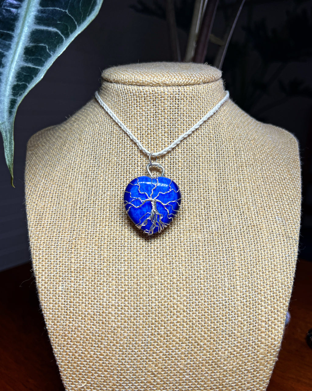 Sterling Silver Cat’s Eye Tree of Life Necklace: Strength and Stability